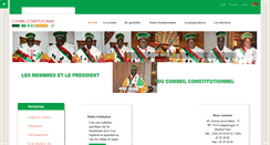 Desktop Screenshot of conseil-constitutionnel.gov.bf